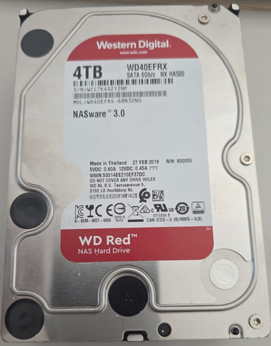 Red 4tb wd40efrx sata - wd,
