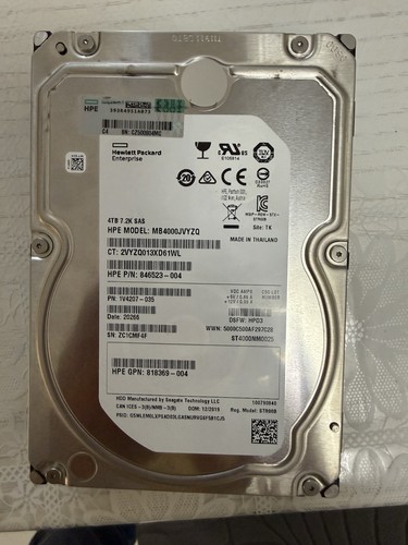 Hpe 4tb sas 12gb - 4tb,