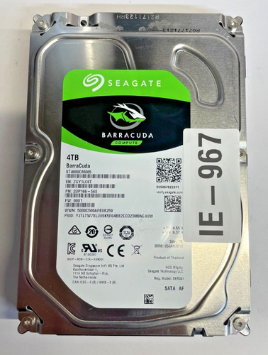 Seagate barracuda 4tb hdd - barracuda,