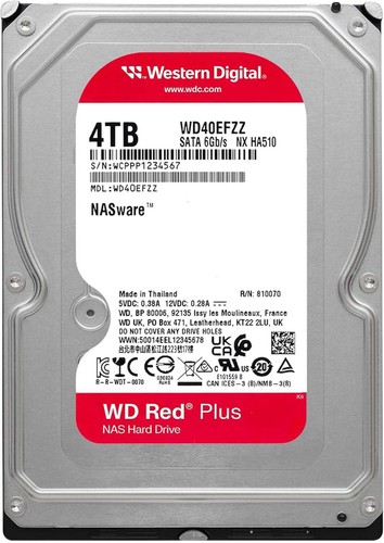 Western digital red - red, plus