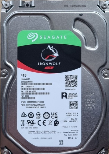 Seagate ironwolf nas - hdd, tb